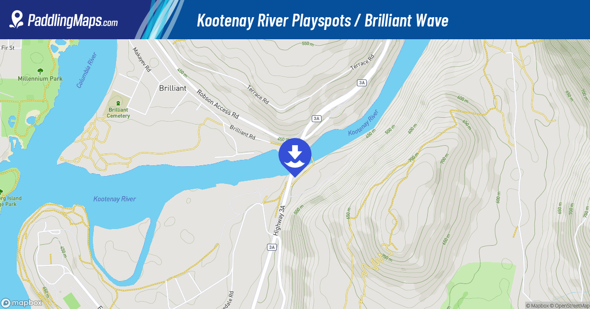 Brilliant Wave - Kootenay River Playspots - British Columbia Trip -  PaddlingMaps